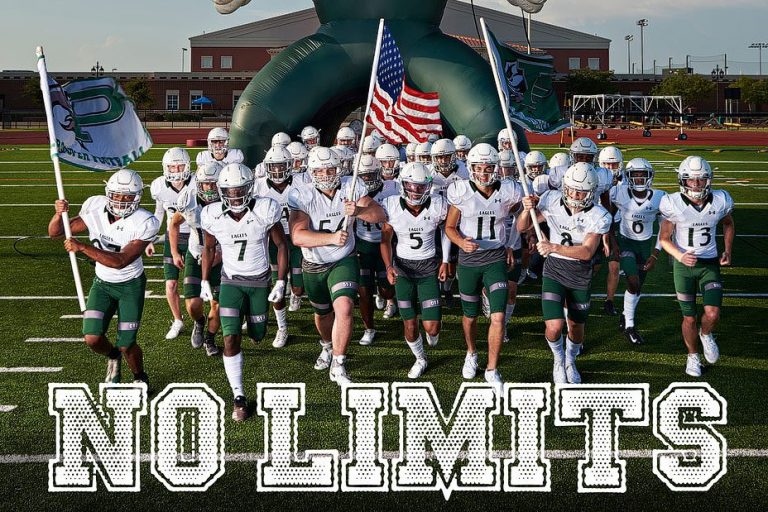 prosper eagles football 2018 program cover jeff dietz photography