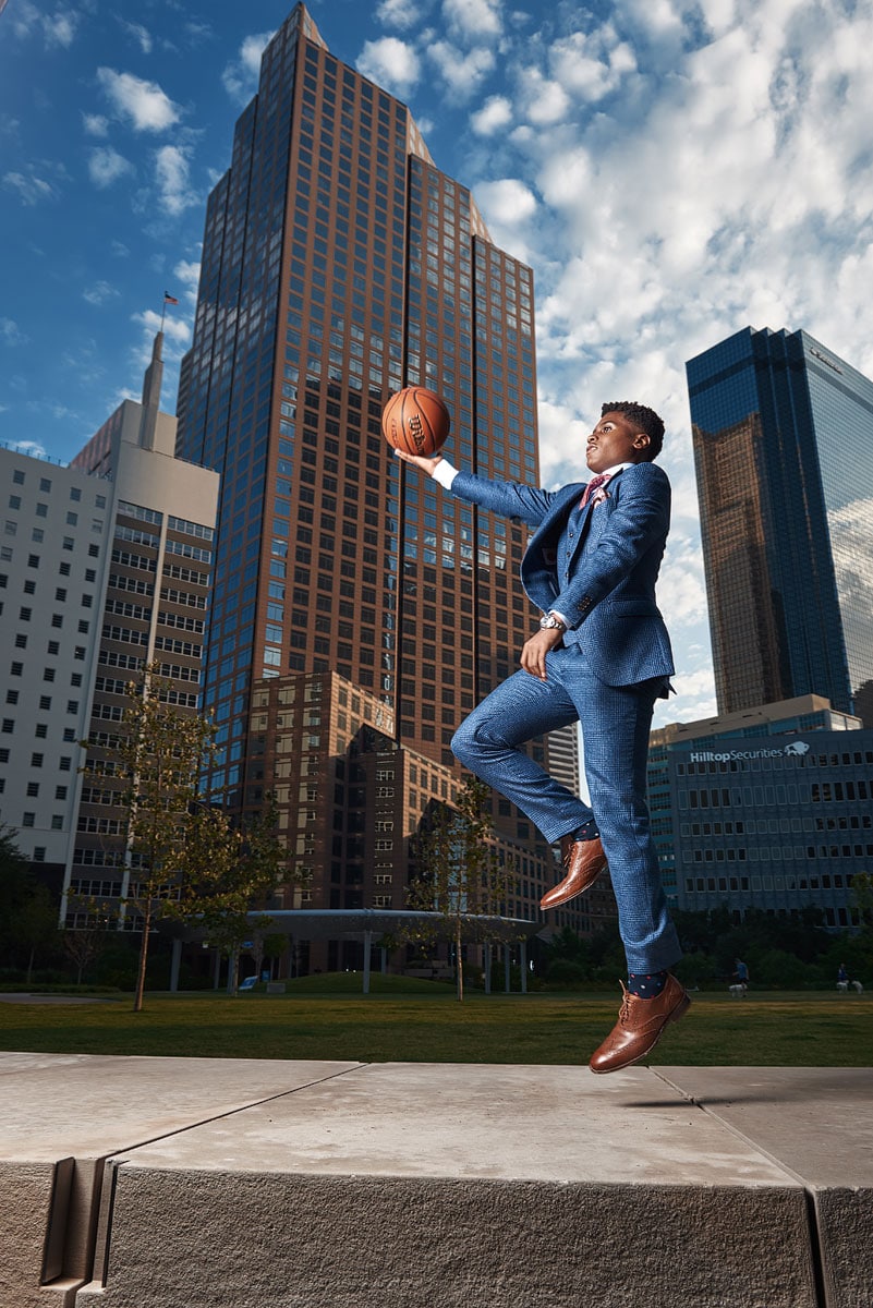 Fort Worth Christian Basketball Senior Pictures Downtown Dallas Photographer 2