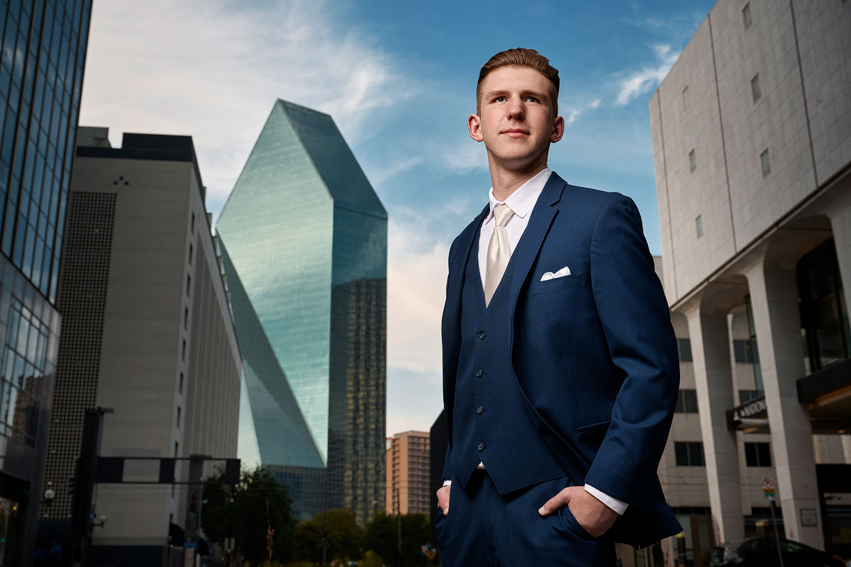 lagrone academy senior portraits for guys downtown dallas photographer