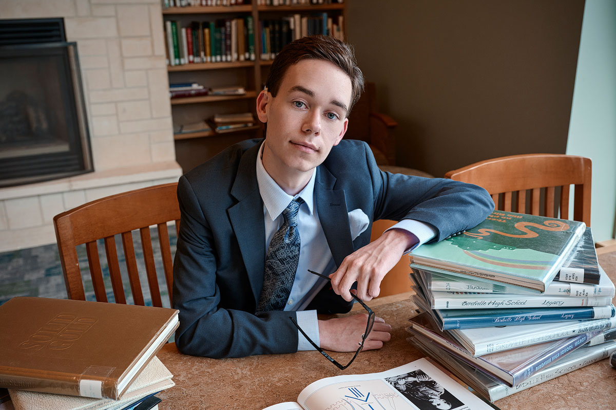 senior portrait ideas for library colleyville texas photographer