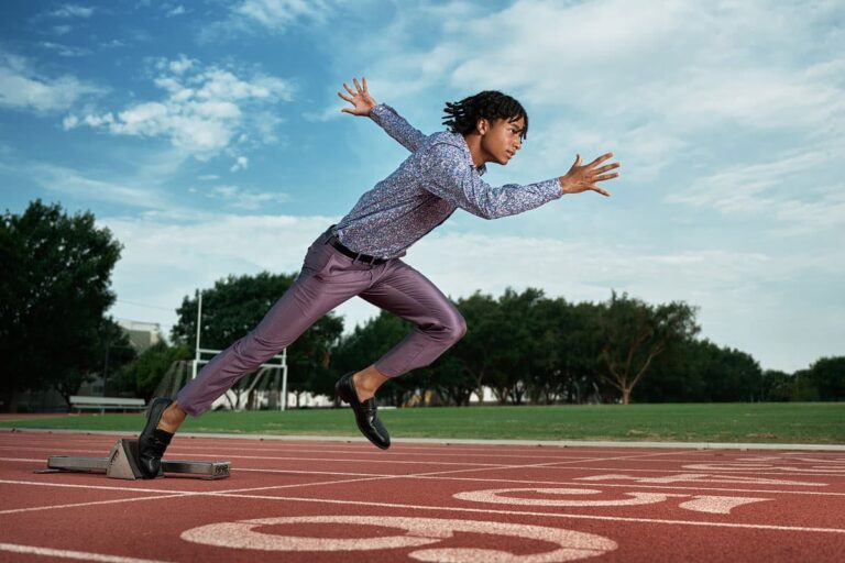 Greenhill Senior Portraits Boys Track Photographer