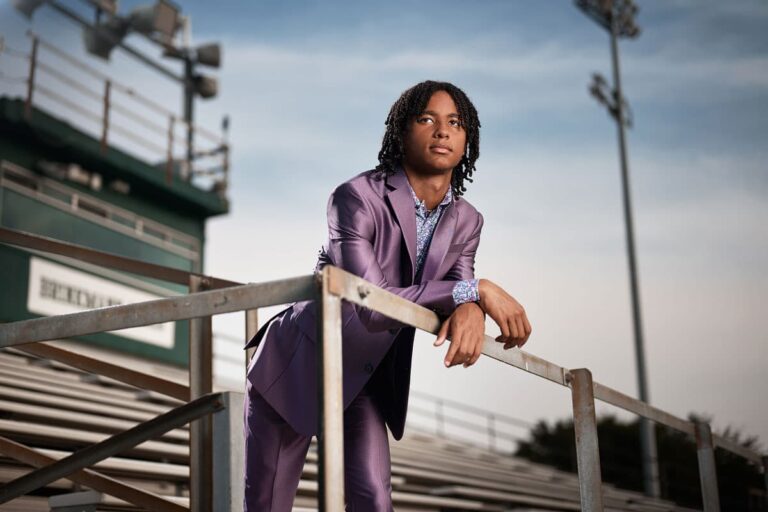 Greenhill Football Senior Portraits Photographer