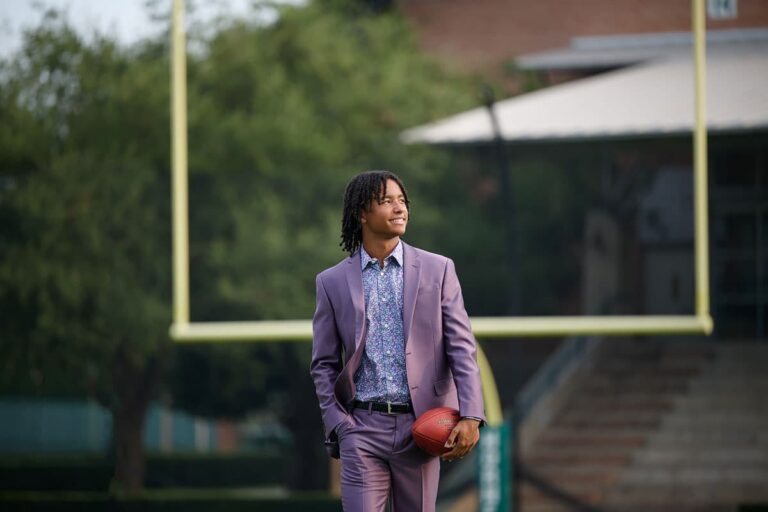 Greenhill School Football Senior Pictures