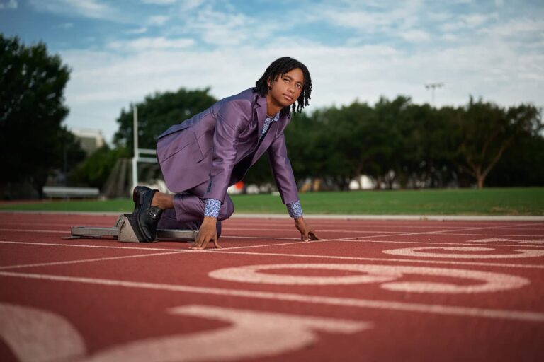 Greenhill School Track Senior Pictures