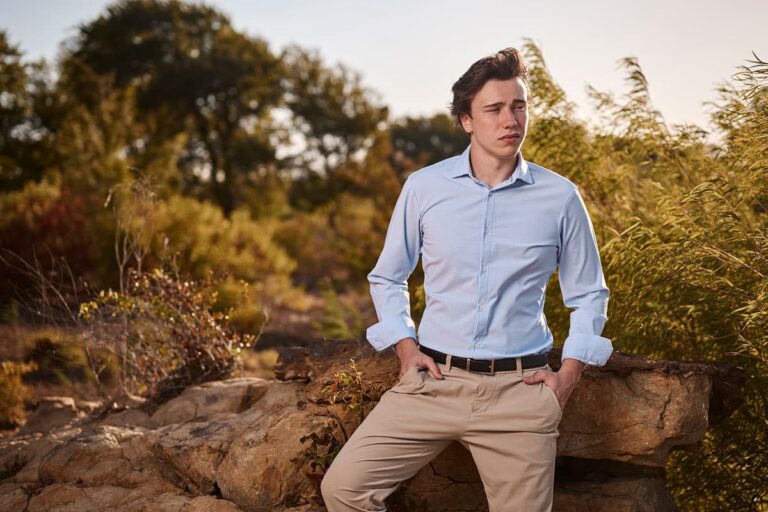 Greenhill Senior Pictures For Boys At Lake