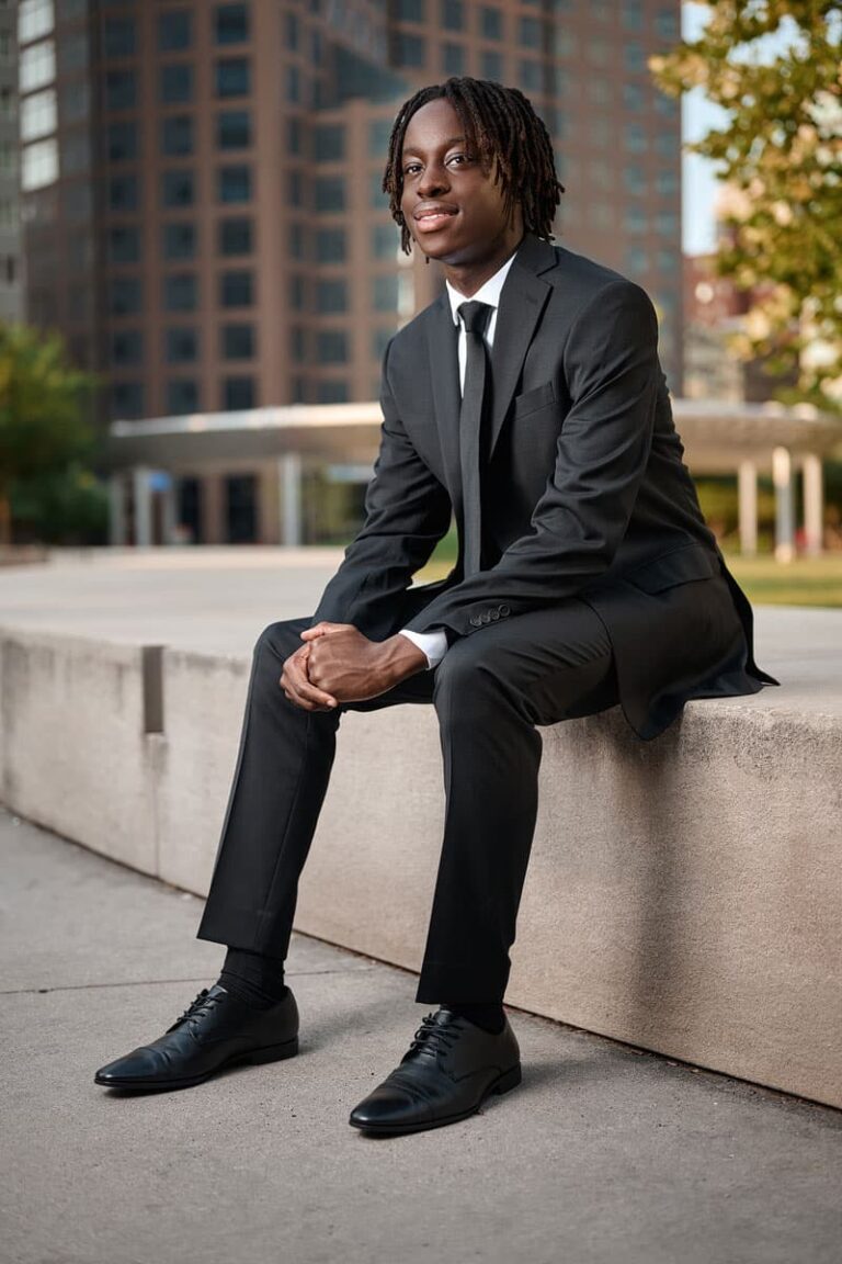 Greenhill Senior Portrait Photographer Downtown Dallas