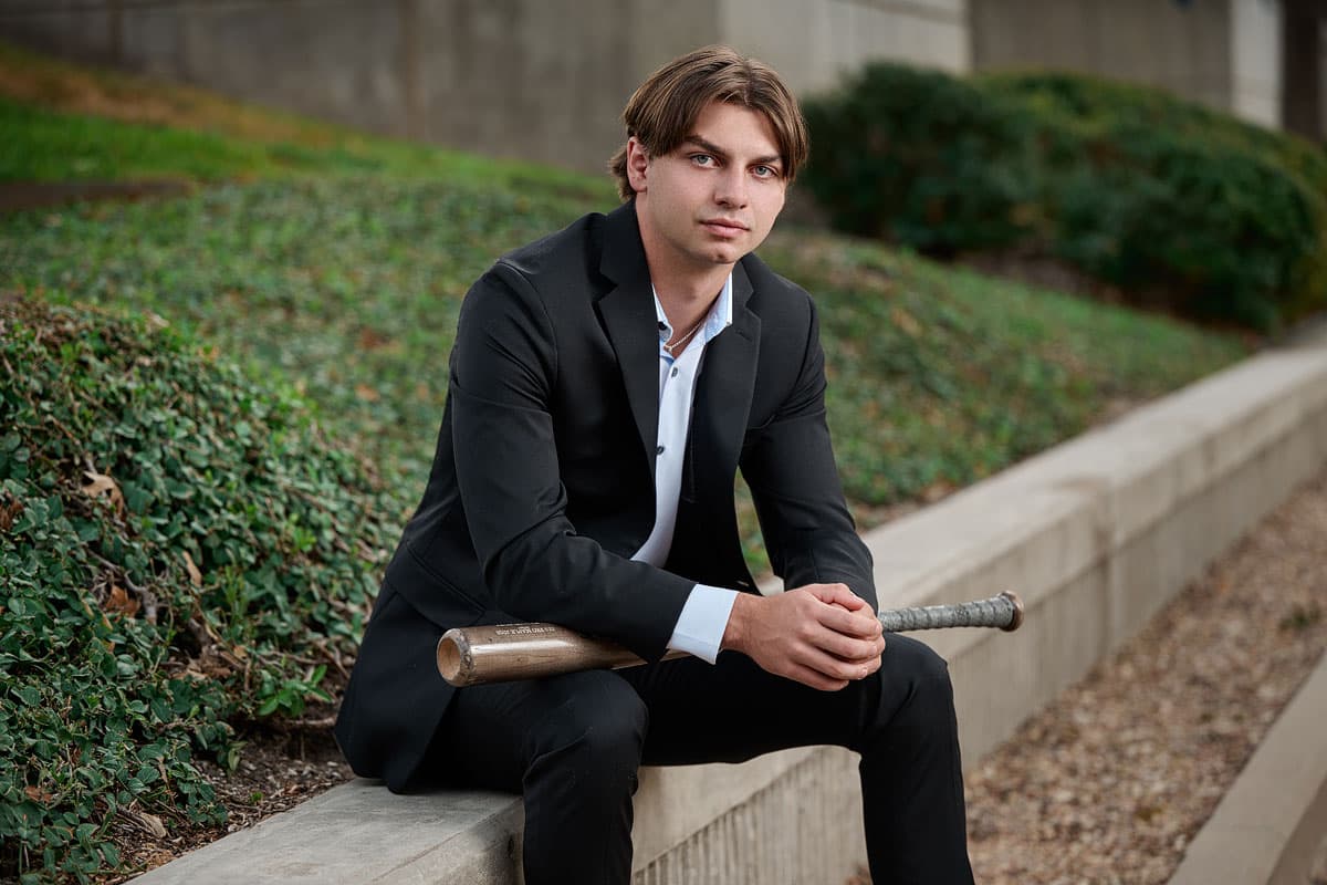 Baseball Senior Portraits For Mckinney Christian Boys Photographer 004