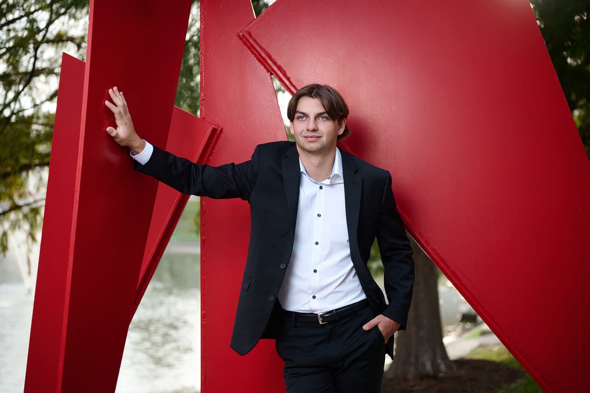 Senior Pictures For Mckinney Christian At Hall Park Photographer 002